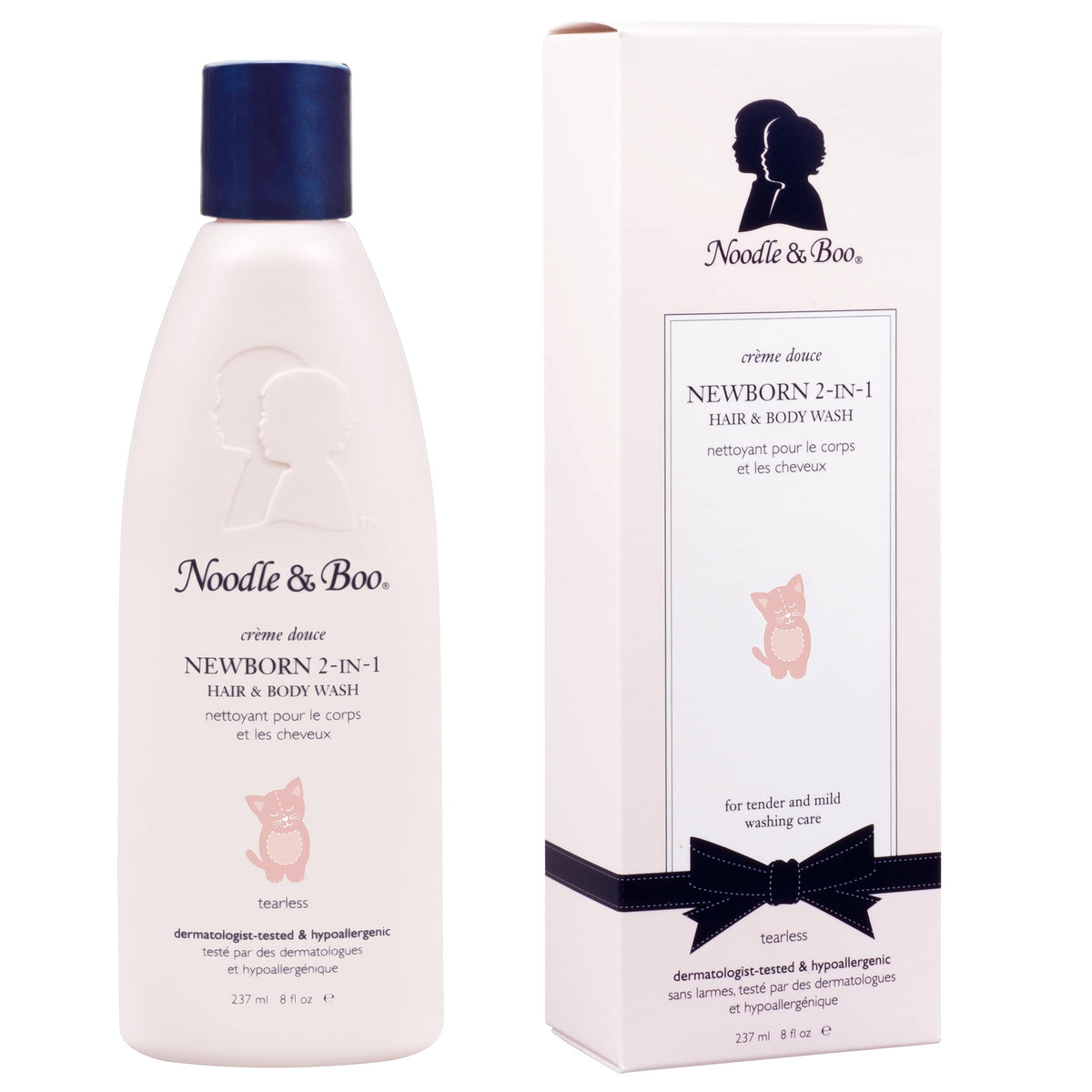 Noodle & Boo Newborn 2-in-1 Shampoo and Body Wash, 8 Ounce