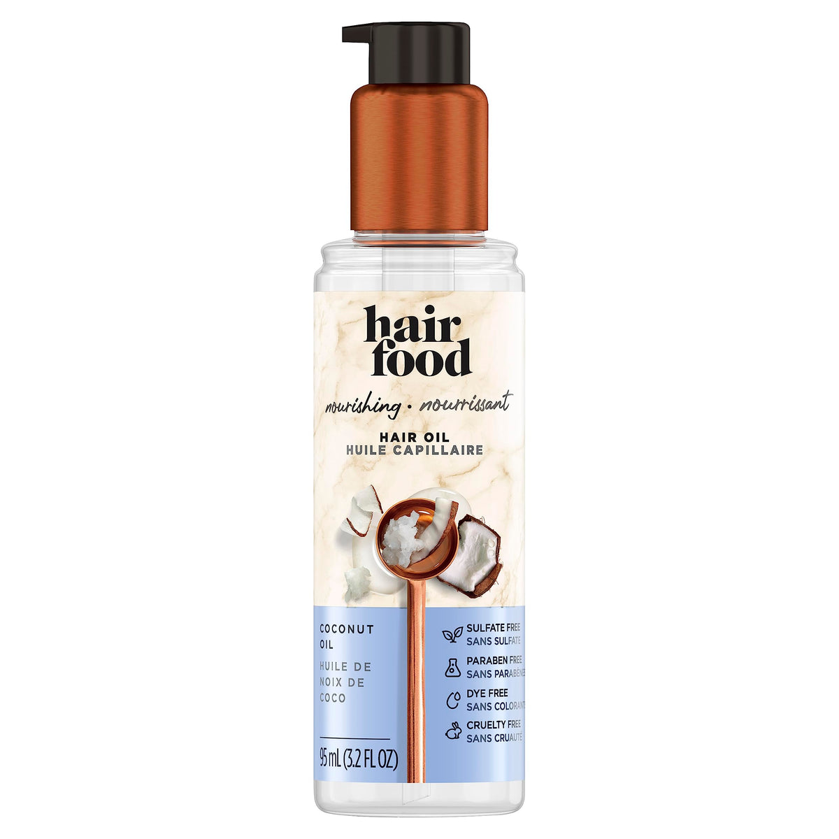 Hair Food Coconut Nourishing Hair Oil, 3.2 fl oz | Hair Styling Product for Curly Hair