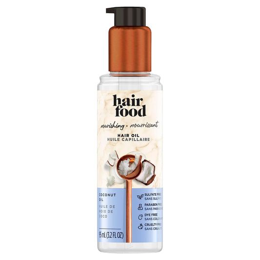 Hair Food Coconut Nourishing Hair Oil, 3.2 fl oz | Hair Styling Product for Curly Hair