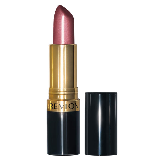 REVLON Super Lustrous Lipstick with Vitamin E and Avocado Oil, Pearl Lipstick in Mauve, 460 Blushing Mauve, 0.15 oz/ 4.2g