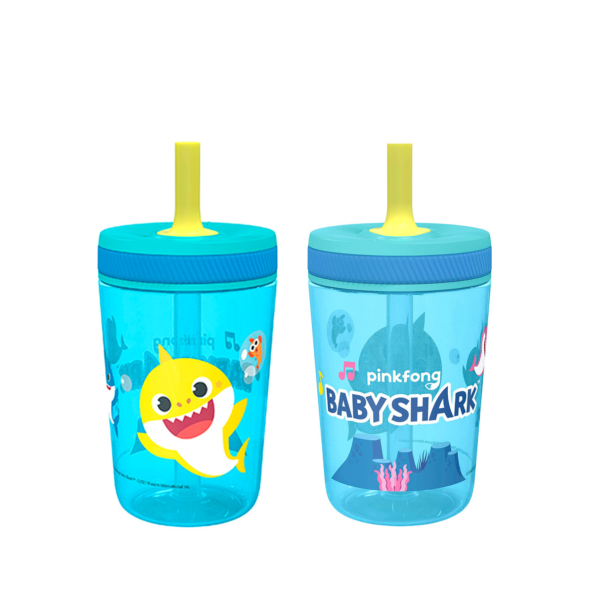 Zak Designs The Super Mario Bros. Movie Kelso Toddler Cups for Travel or at Home, 15oz 2-Pack Durable Plastic Sippy Cups with Leak-Proof Design is Perfect for Kids (Mario & Luigi)