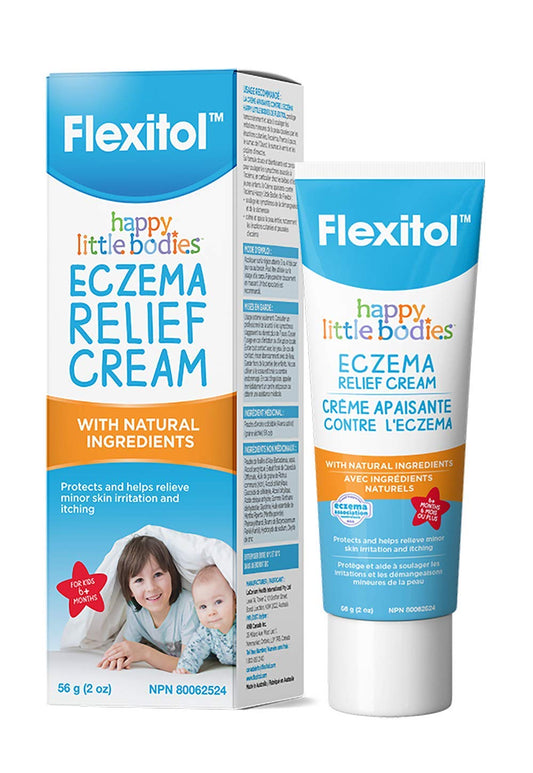 Flexitol Happy Little Bodies Eczema Relief Cream for Infants – Soothes and Relieves Eczema, Perfect for Babies and Newborns, Moisturises Sensitive Skin with Aloe for Safe and Gentle Care (56g)