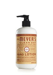 Mrs. Meyer's Clean Day Hand Lotion, Hand Cream for Dry Hands, Non-Greasy Moisturizer Made with Essential Oils, Cruelty Free Formula, Oat Blossom Scent, 354 ml Bottle