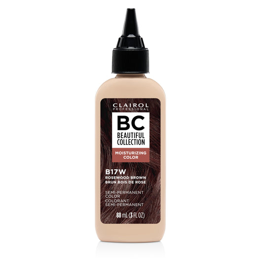 Clairol Professional Beautiful Collection Hair Color, 17W Rosewood Brown, 3 Fl Oz - Packaging May Vary