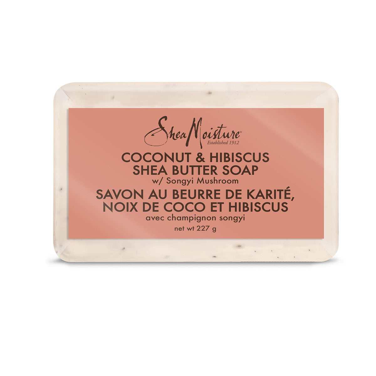 Shea Moisture Shea Butter Soap for dull skin Coconut & Hibiscus paraben free 230 g