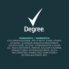 Degree UltraClear Black + White Antiperspirant Stick Deodorant for 72H Sweat & Odour Protection Pure Rain anti white marks and yellow stains 74 g