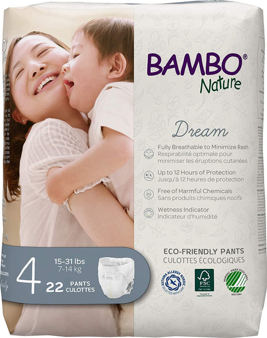 Bambo Nature Premium Training Pants (Sizes 4 to 6 Available), Size 5, 20 Count