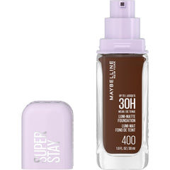 Maybelline New York Super Stay Lumi Matte Foundation, Up to 30H Wear, Luminous Matte, Buildable Coverage, Amino Acids, 400, 30 ml