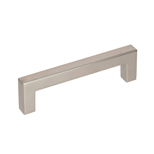 Amerock | Cabinet Pull | Polished Nickel | 3-3/4 inch (96 mm) Center to Center | Monument | 1 Pack | Drawer Pull | Drawer Handle | Cabinet Hardware