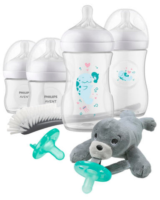 Philips Avent Natural Baby Bottle Gift Set Sea Design, SCD838/05