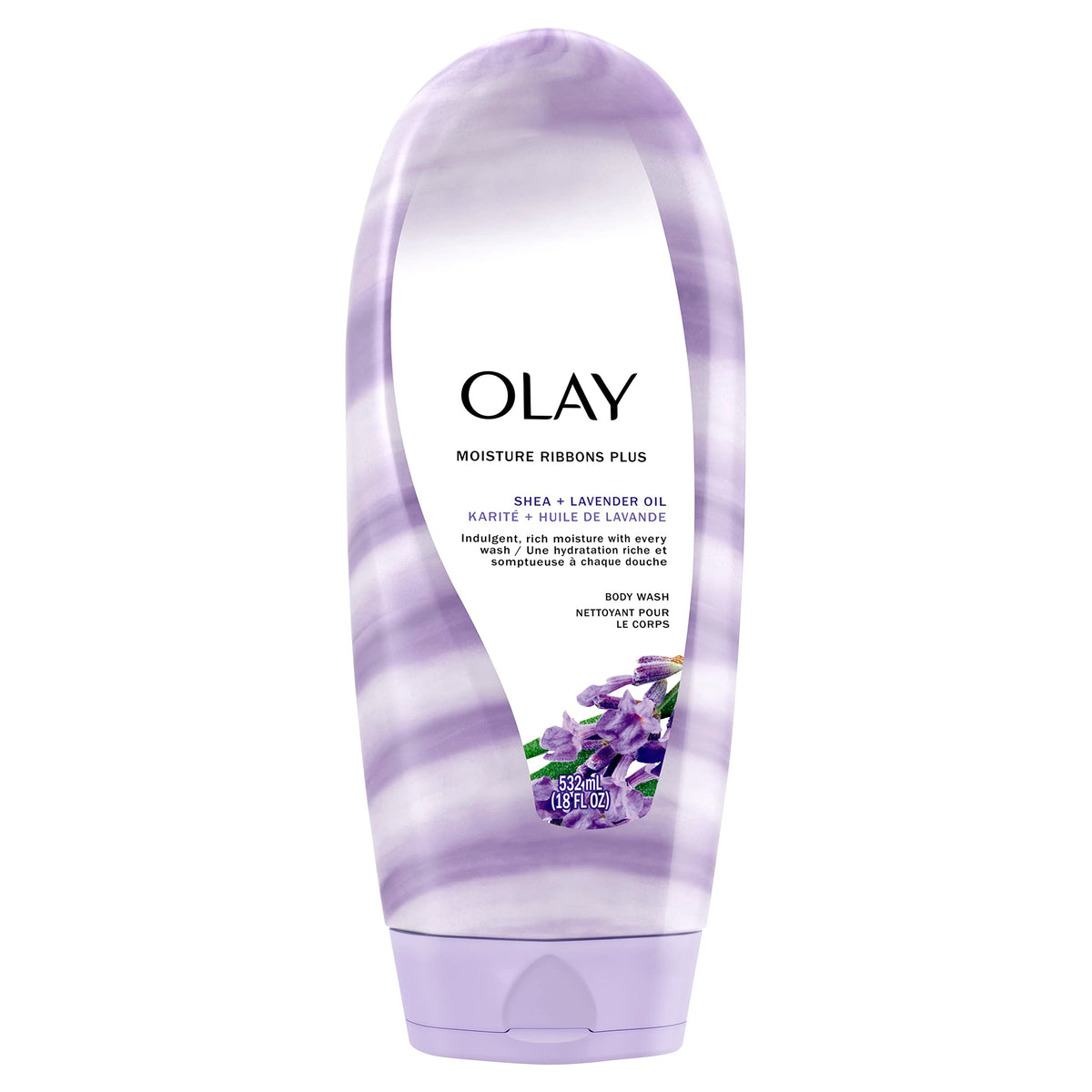 OLAY MOISTURE RIBBONS PLUS LAVENDER OIL 532ML