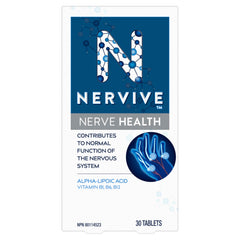 Nervive, Nerve Health, for Nervous System, Alpha Lipoic Acid, ALA, Vitamins B1-Thiamine, B6, B12, 30-Day Supply, 30 Count