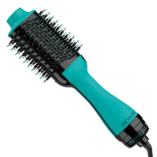 Revlon RVDR5222FTEA One-Step™ Volumizer and Ionic Hair Dryer with Advanced Tourmaline Ionic Technology™, Hot Air Brush, Less Frizz, Multiple Heat Settings, Teal