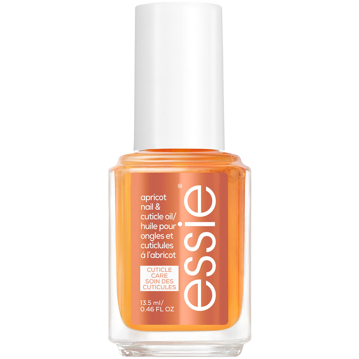 Essie Cuticle Care, Conditions and Hydrates Nails, Quick Absorbing, 97% Natural, Apricot Nail & Cuticle Oil, 0.46 Ounce