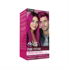 SPLAT Semi Permanent Pink Hair Dye - Long Lasting Vibrant Pink Fetish Punky Colour - 100% Vegan and Sulfate Free Hair Dye Kit 1 Count (Pack of 1)