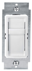 Leviton Decora Universal Dimmable LED, CFL and Incandescent SureSlide Slide Dimmer, 06672-HLW, White