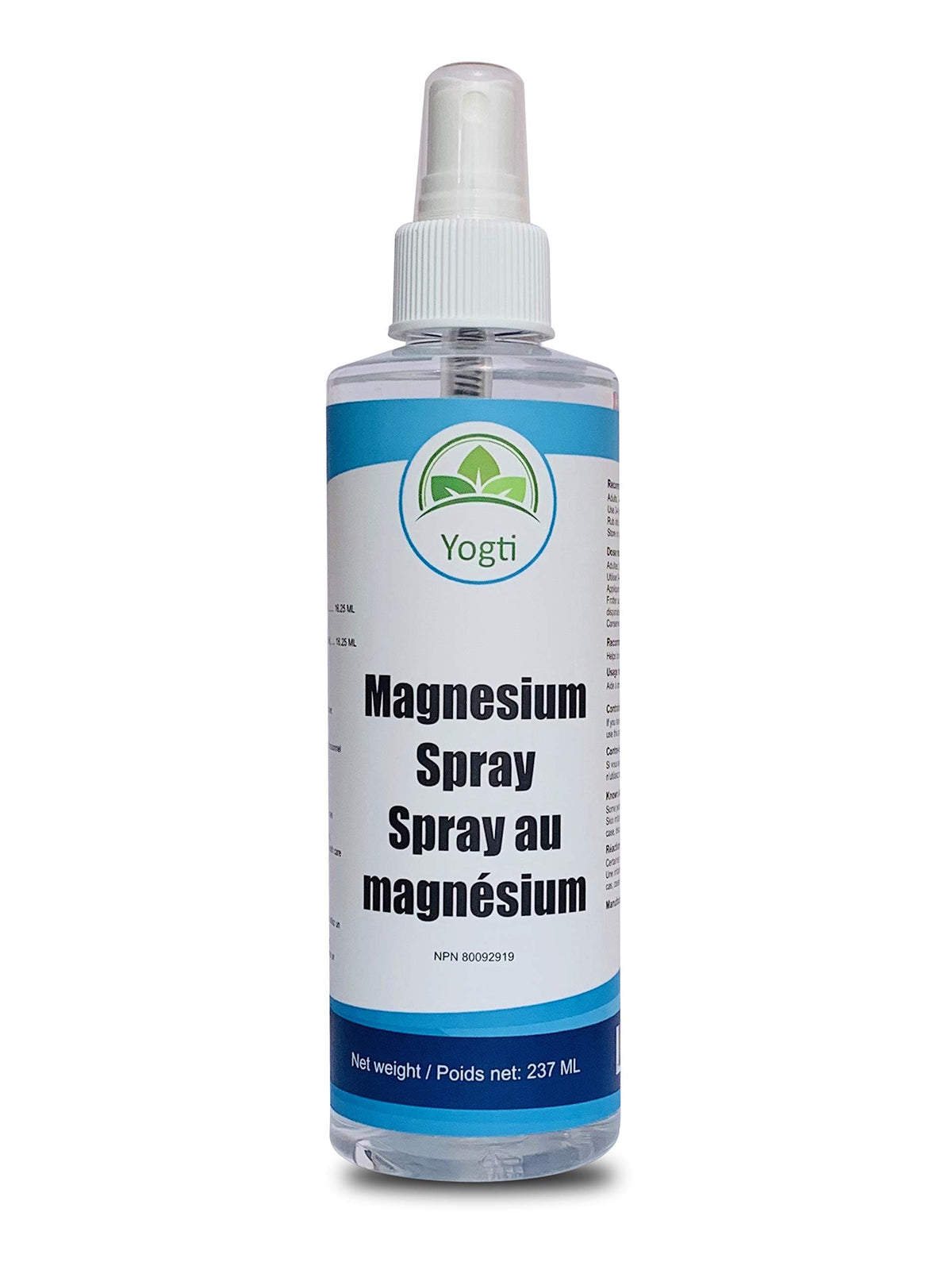 Yogti [Made in Canada] Ultra Pure Magnesium Oil, Magnesium Spray Made from Purest Magnesium Sourced from Ancient Zechstein Seabed - 8oz