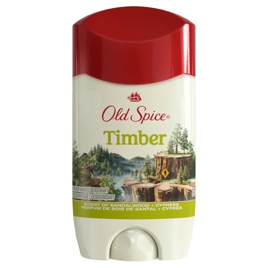 Old Spice Men's Antiperspirant & Deodorant Timber with Sandalwood, 73 g