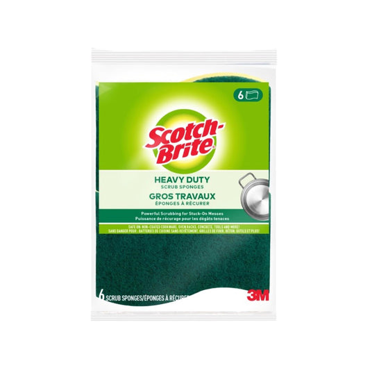 Scotch-Brite Heavy Duty Scrub Sponge- 6 Pack