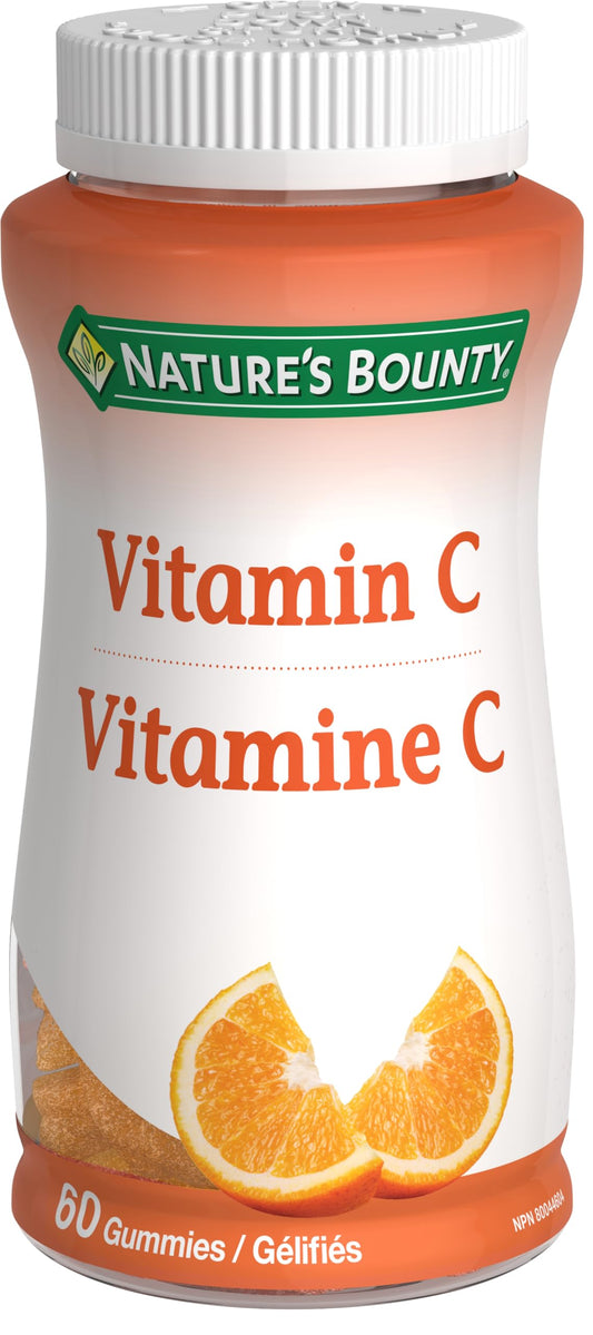 Nature's Bounty Vitamin C Gummies Supplement, Helps Maintain Immune Function, 60 Gummies