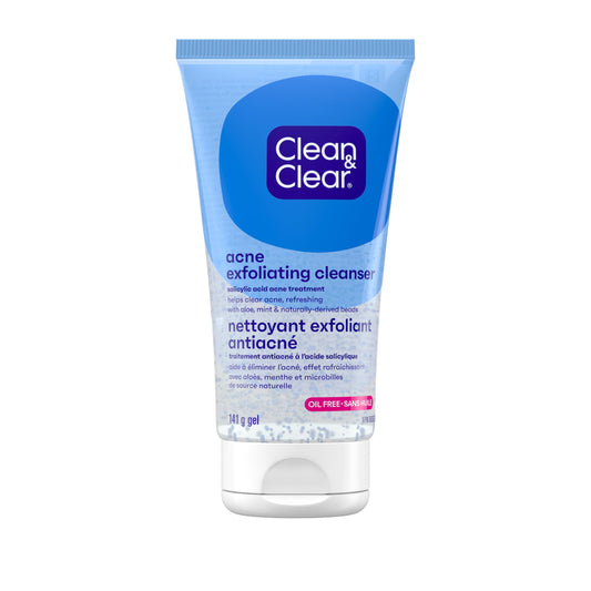 Clean & Clear Acne Triple Clear Exfoliating Facial Scrub With Salicylic Acid, 141g