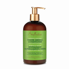 Shea Moisture Power Greens Conditioner for undernourished, dull, curly hair Moringa & Avocado enriched with Kale, Matcha & Green Algae 384 ml