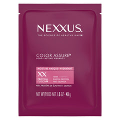 Nexxus Colour Assure Deep Moisture Hair Masque for coloured hair Long Lasting Vibrancy Conditioner with ProteinFusion Blend, Elastin & Quinoa 43 g 20 count