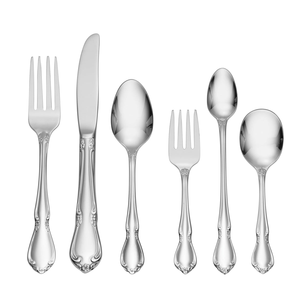Oneida 2610006CL20 Chateau 6-Piece Child Progress Flatware Set