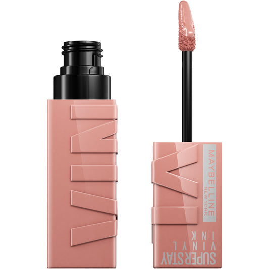 Maybelline Super Stay Vinyl Ink Longwear No-Budge Liquid Lipcolor, Highly Pigmented Color and Instant Shine, Captivated, Dusty Rose, 4.2ml, 1 Count