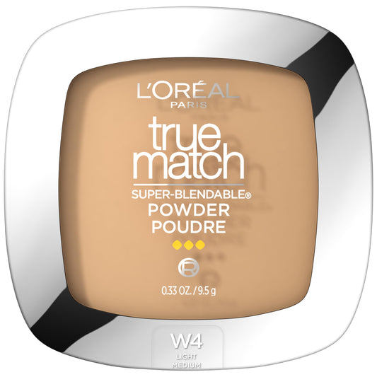 L’Oréal Paris True Match Super-Blendable Oil Free Makeup Powder, Packaging May Vary, Natural Beige, 0.33 oz.