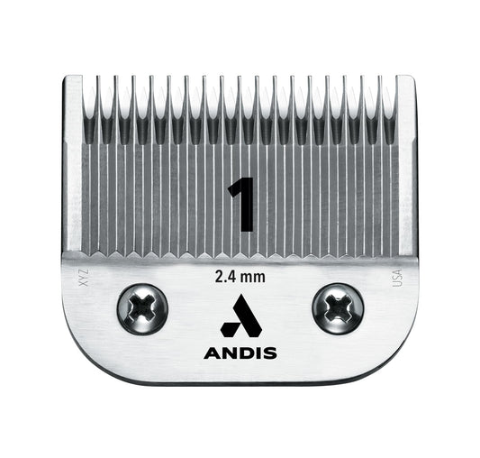 Andis pro ceramic edge one set blade, 1 Count, Silver, 1 Count (Pack of 1)
