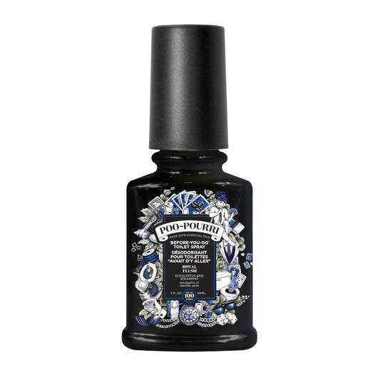 Poo Pourri Royal Flush, Before-You-Go Toilet Spray, Boxed, Bathroom Odor Eliminator Freshener 59ml