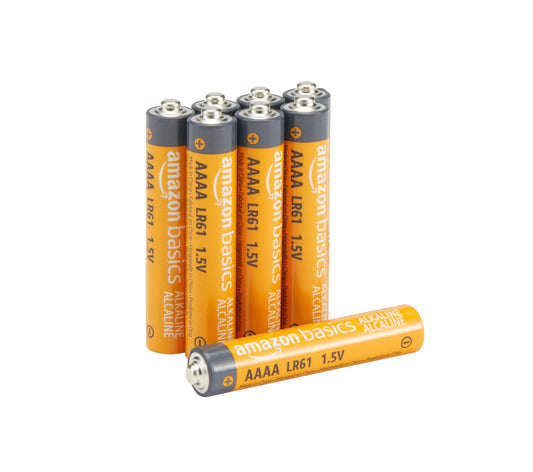 Amazon Basics AAAA 1.5 Volt Everyday Alkaline Batteries - Pack of 8