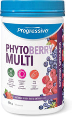 Progressive PhytoBerry Multivitamin Supplement Powder - 425 g | Antioxidant source, made with high ORAC berry and fruit concentrates, phytonutrients, antioxidants and plant oils