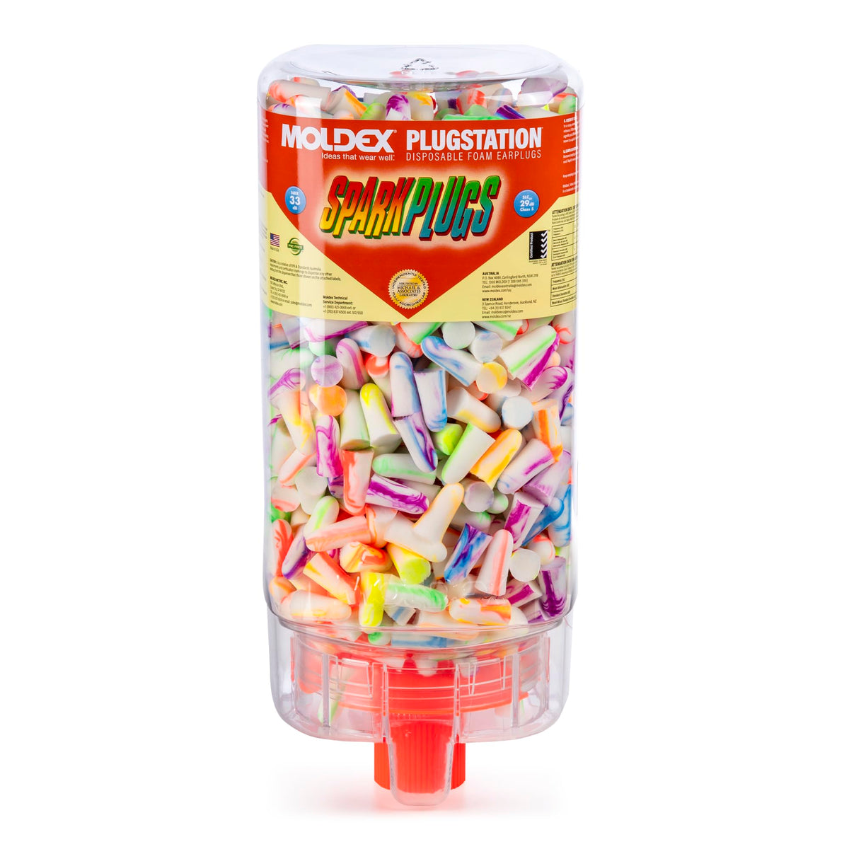 MOLDEX 6645 Sparkplugs Plug Station, Earplug Dispenser (Pack of 500)