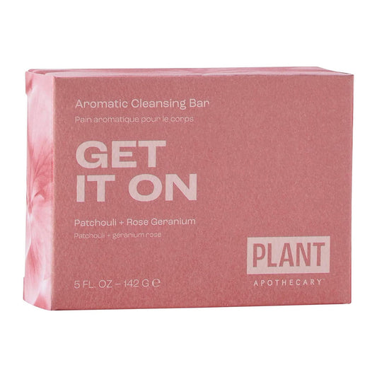 Plant Apothecary Get It On Vegan Soap with Patchouli - Aromatic Vegan Soap with Moisturizing Shea Butter and Jojoba Oil for Dry Skin - 142 g