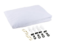 Coghlan's Double Rectangular Mosquito Net – Insect Protection for Camping, Hiking & Travel – Fits Two Sleeping Bags or Cots – Includes Setup Kit & Carry Bag – White, 63" x 78" x 78"