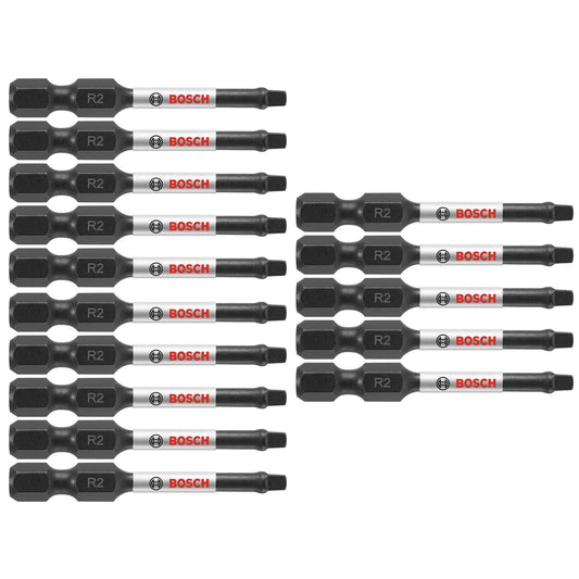 Bosch ITSQ2205 (5) Impact Tough 2 In. Square #2 Power Bits