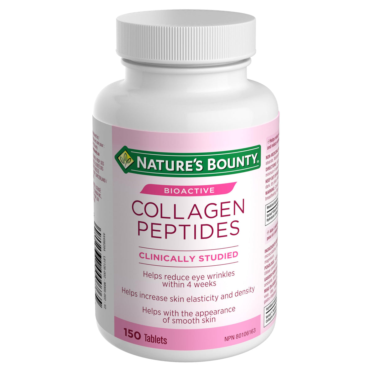 NATURE'S BOUNTY Collagen Peptides, Bioactive, Helps Reduces Wrinkles, Improves Skin Appearance, Tablets, 209 g