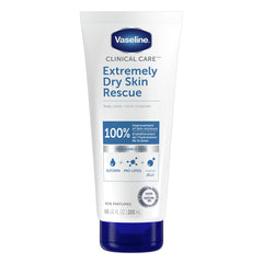 Vaseline Clinical Care Body Lotion healing moisturizing cream Extremely Dry Skin Rescue with moisturizing glycerin for 100% improvement of skin moisture 200 ml