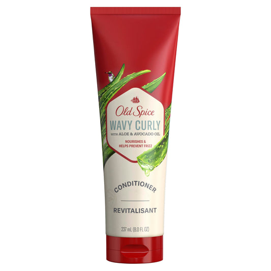 Old Spice Wavy Curly Hair Conditioner with Aloe & Avocado Oil, 237 mL