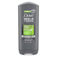 Dove Men + Care Extra Fresh Body & Face Wash for cooling refreshment and skin strengthening nutrients with MicroMoisture Technology 400 ml