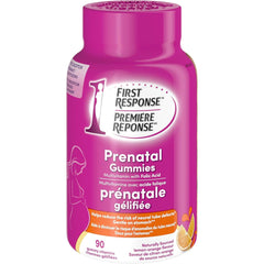 First Response Prenatal Gummy Multivitamin with Folic Acid - Gentle on Stomach - Can Be Used Prior to Conception, During Pregnancy and When Breastfeeding - 90 Count (45-day supply)