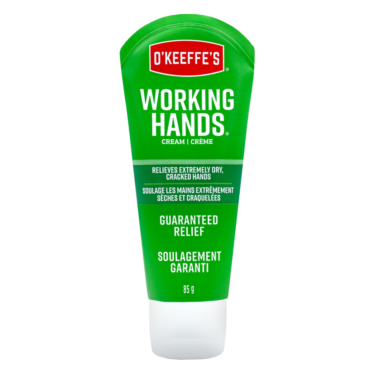 O'Keeffe's Working Hands Hand Cream for Extremely Dry, Cracked Hands, Heals, Relieves and Repairs, Boosts Moisture Levels, 3oz/85g, Pack of 1