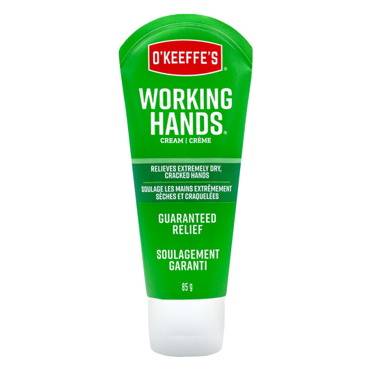 O'Keeffe's Working Hands Hand Cream for Extremely Dry, Cracked Hands, Heals, Relieves and Repairs, Boosts Moisture Levels, 3oz/85g, (Pack of 1) K1290003