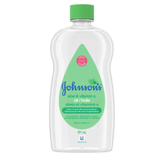 Johnson's Baby Oil Gel with Moisturizing Aloe Vera, Skin-Soothing Vitamin E and Mineral Oil, 591 ml