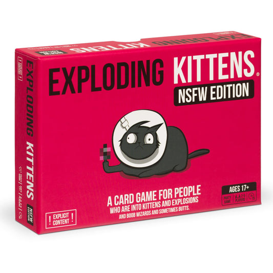 NSFW Edition by Exploding Kittens - 2-5 Players - Ages 17+ - 15 Minutes to Play - Party & Family Card Game for Adults
