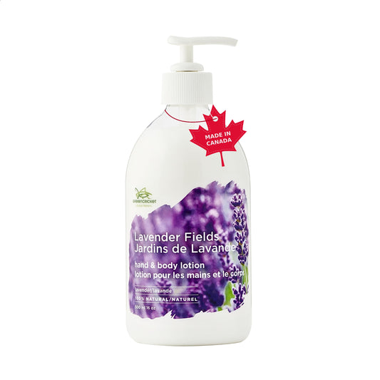 Green Cricket Lavender Hand and Body Lotion, 500-Milliliter