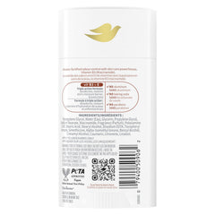 Dove Vitamin Care+ Deodorant Stick Aluminum-Free Deodorant for Women Coconut & Shea Butter Scent 72H Breathable Odour Protection with Vitamin B3+E 74 g