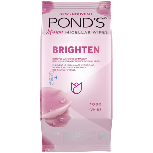 Pond's Face Ponds Brighten Facial Wipes 25 Count